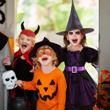 XIFEINIU Halloween Witch Costume Set Fancy Party Dress Outfit for Girls